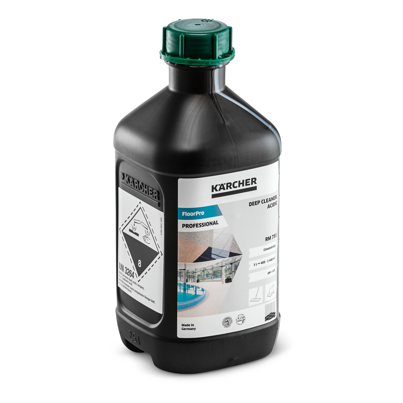 RM 751 FloorPro - Kisjelo sredstvo za čišćenje poda - 2,5L
